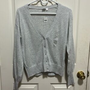 BRAND NEW Cute Gray Gap Cardigan Size XS